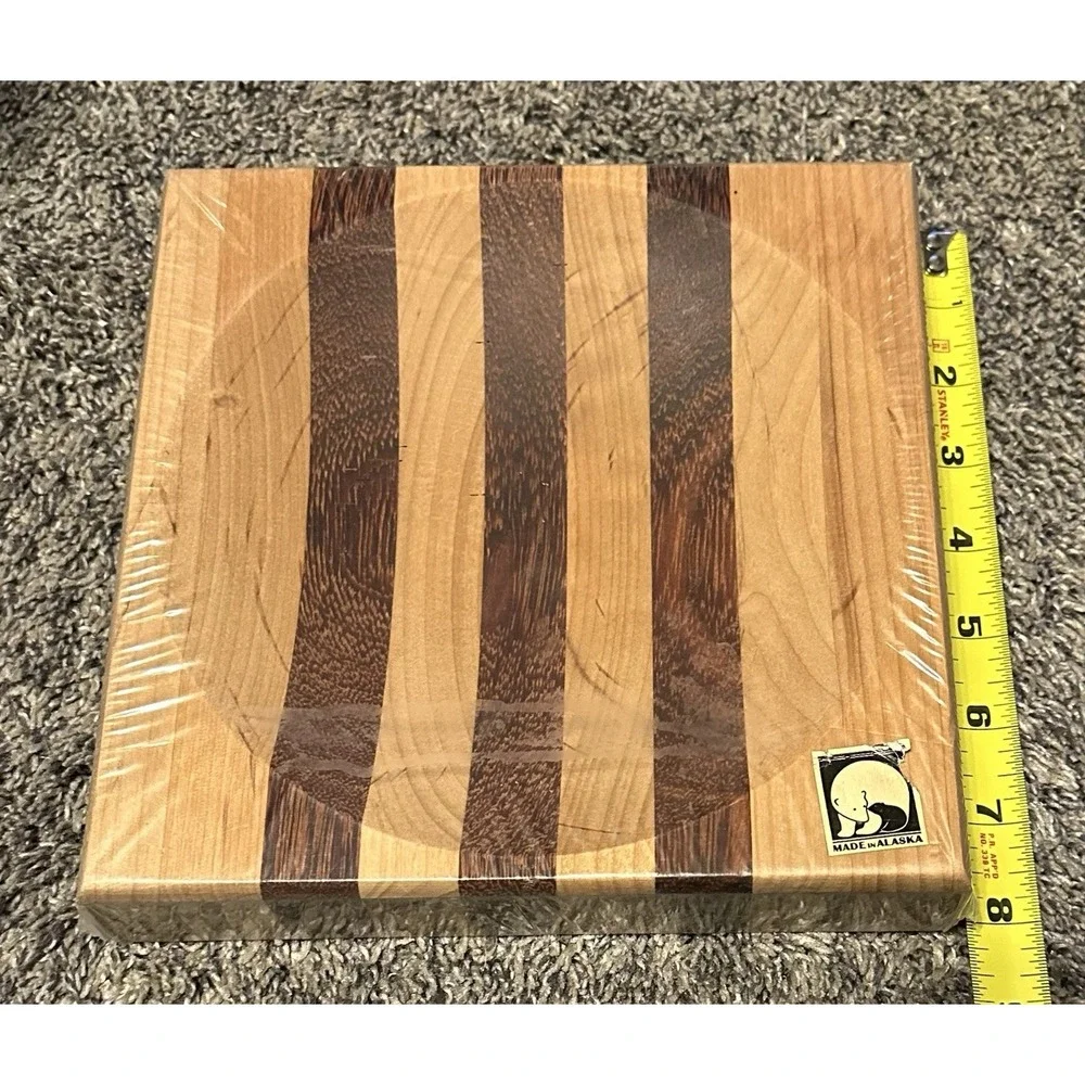 The Great Alaska Company ULU Genuine Hardwood Chopping Bowl Cutting Board